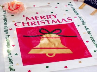 China Full Printing  LDPE/ HDPE Heat Seal Flat Printing Plastic Packaging Bags for Christmas Gift /Garment for sale