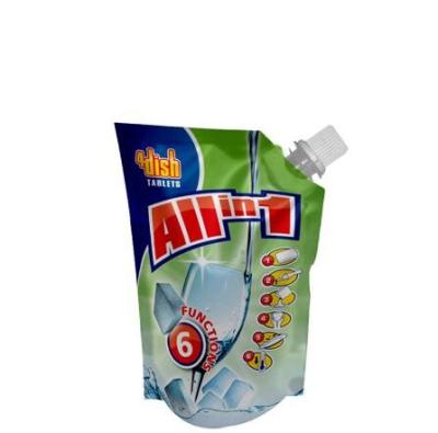 China High Barrier Customized Print Juice/Fruit Dirnk Spout Bag Plastic Stand Up Pouch With Cap For Beverage for sale