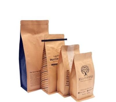China Printing Food grade kraft paper bag wholesale with clear window and zipper for dried food packaging for sale