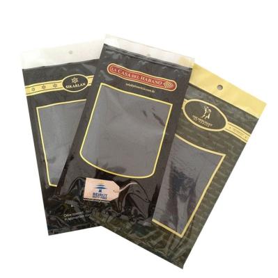 China Custom printed three side seal resealable k cigar tobacco leaf plastic packaging bag for sale