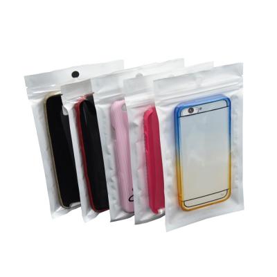 China OPP Bag Package Resealable Plastic 3 Sides Seal Zipper Bag For phone Case for sale