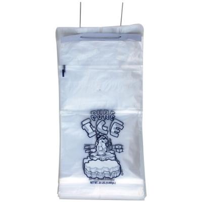 China Clear PE biodegradable small plastic bags with Wicket for food bread packing for sale