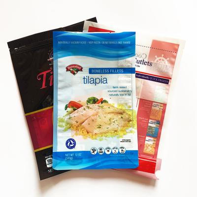 China Low price bulk clear heat seal plastic standard sizes bag custom food pouch for sale
