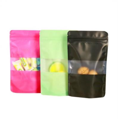 China Customized Food Grade Zip Pouch Heat Seal Stand Up Bag for Nut Snack for sale