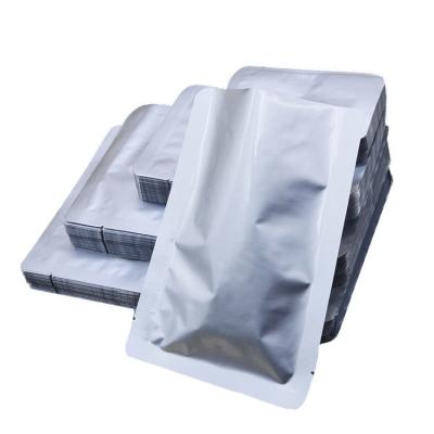 China LARGE SIZE Aluminium Foil Flat Three Side Seal Bag Vacuum Food Package Bag for sale