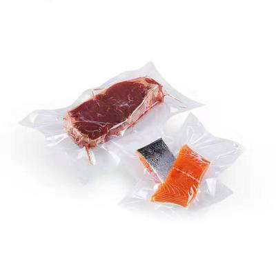 China 3 side sealed food vacuum sealed transparent plastic bags vacuum bags for frozen food for sale