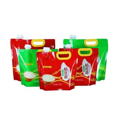 China Custom Gravure Printing Stand-up Spout Pouch For Beverage Liquid Milk Fruit Drink Juice Plastic Packing Bag for sale