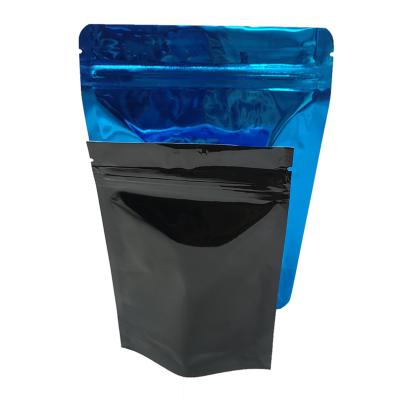 China Food storage bag airtight ziplock reusable aluminum foil plastic kraft paper packaging dry herb mylar bag for sale