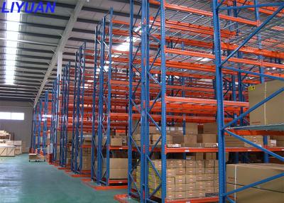 China Wire Mesh Heavy Duty Warehouse Racking Shelving Optional Color High Strength for sale
