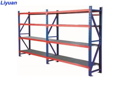 China Steel Structure Boltless Long Span Shelving System , Heavy Duty Long Span Shelving for sale