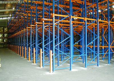 China Cold Rolled Steel Drive In Pallet Racking Adjustable Distance 75mm Custom Installation for sale