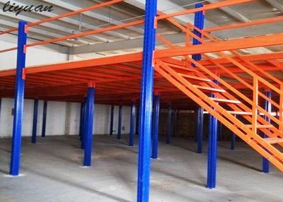 China Optional Color Mezzanine Floor Construction , Warehouse Mezzanine Floor for sale