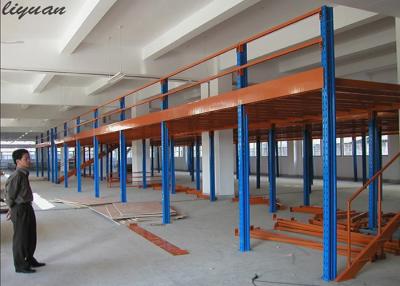 China Attic Style Loft Mezzanine Steel Structure With H- Shaped Steel Structures for sale