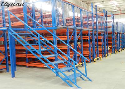 China Powder Coated Industrial Mezzanine Floor Capacity 1000-5000kgs 80*50/100*50mm for sale