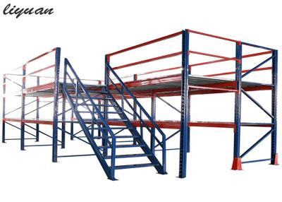 China Easy Operation Steel Mezzanine Floor , Structural Steel Mezzanine Multi - Tiers for sale