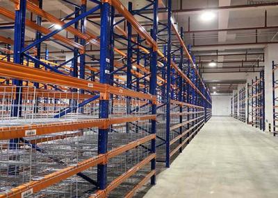 China High Strength Wire Pallet Rack Red Blue Coating 2-10 Layers Easy Installation for sale