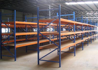 China Industrial Storage Long Span Racking System Boltless Steel Shelf Panel Stable for sale
