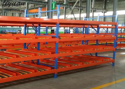 China Optional Dimension Carton Flow Roller Track , Flow Racks Warehouse Stable for sale