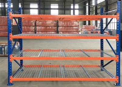 China Soldadura galvanizada industrial del robot del estante resistente de la plataforma del Decking de la malla de alambre en venta