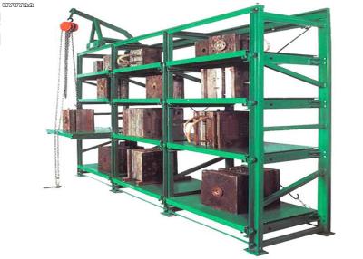 China Industrial Warehouse Injection Mold Racks Heavy Duty Drawer Steel Storage Shelf for sale