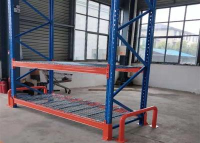 China Power Coated Wire Mesh Shelving Systems Boltless Warehouse Pallet Rack Durable for sale