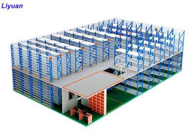 China Robot Welding Mezzanine Racking System Steel Structure Platform Big Load Capacity for sale