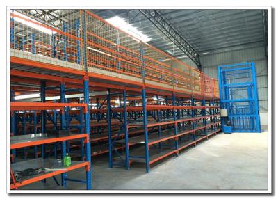China Safety Warehouse Storage Shelves Lrack Supported Mezzanine Corrosion Protection for sale