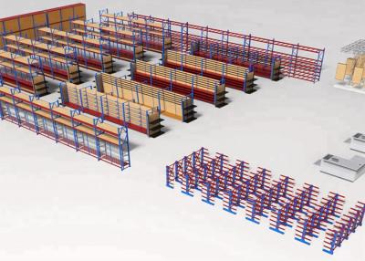 Chine Étagères structurelles en acier en métal de plate-forme de système de défilement ligne par ligne de mezzanine pour l'atelier à vendre