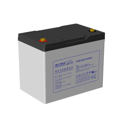 中国 レオチ DJM1280 12V 80Ah VRLA鉛酸電池 20hr 通信用 販売のため