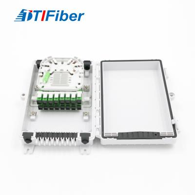 China ABS Or PC Material Optical Fiber Distribution Box Outdoor 8core 16core 24core for sale