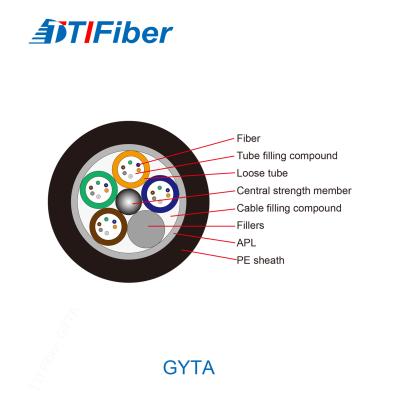 China GYTA GYTS Fiber Optic Cable TTI Fiber Outdoor Single Mode OEM ODM Available for sale
