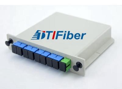 China 1X8/ 1x16 Fiber Optic Splitter With SC/UPC Connector / PLC Splitter Module ( Insert Type ) for sale