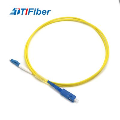 China FTTX LC UPC-SC UPC SM SX Optic Fiber Patch Cord OEM ODM for sale