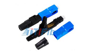China FTTH Network SC UPC APC Singlemode Connectors For Fiber Optic Cables for sale