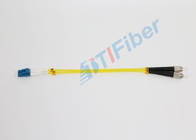 China FC - LC Single Mode Fiber Optic Cable Duplex Optical Fiber Patch Cord for sale