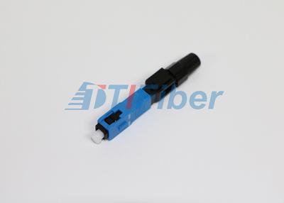 China SC / UPC Field Assembly Fiber Optic Connector Optical Cable Connector Singlemode for sale