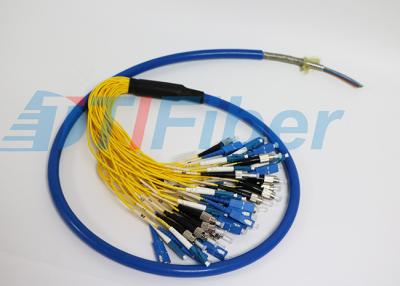 China ST LC FC SC Armour Fiber Optic Pigtail Multimode For Fiber Patch Panel And Fiber Adapter for sale
