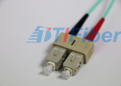 China SC / UPC Fiber Optic Patch Cord Multimode / FTTH Network optical patch cord for sale
