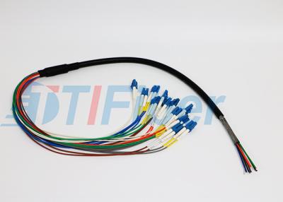 China 12 Core FTTX Fiber Optic Pigtail for Patch Panel , lc pigtail multimode  for sale