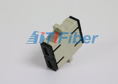 China SC / UPC Singlemode Fiber Optic Adapter , Duplex Fiber Optic Connector for sale