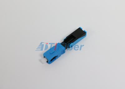 China Singlemode Fiber Optic Connector Sc / Upc , Fast Fiber Optic Cable Connectors for sale