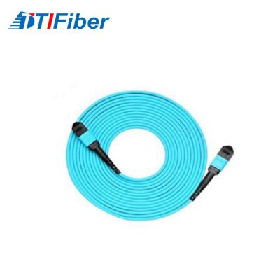 China 3M length MPO multimode fiber patch cord MM SM Multicore fiber optical cable for sale
