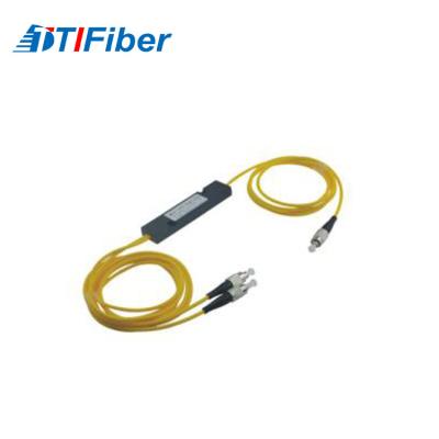 China Yellow Fiber Optic Patch Cord Abs Box Splitter FBT ABS Fiber Optic Splitter FC - FC for sale