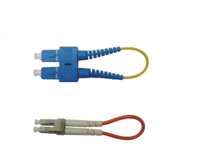 China SC LC MPO Fiber Optic Loopback optical fiber cable patch telecommunication with CE for sale
