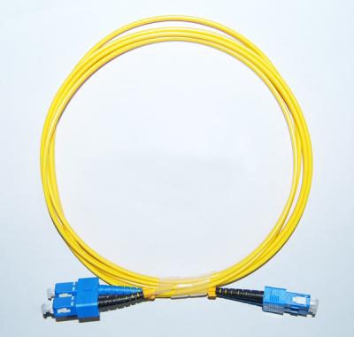中国 OEM SC/APC-SC/APCの通信設備の単モード繊維光学のパッチ・コード 販売のため