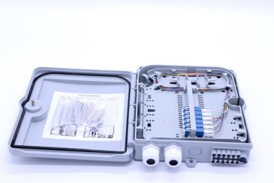 China Aprobación material de 12 de los corazones del ABS de la fibra óptica de distribución de la caja ABS ISO del divisor en venta