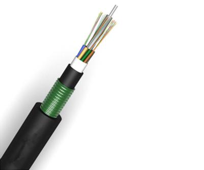 China Steel Tape GYTA53 Fiber Optic Ethernet Cable Loose Tube Aluminum Armoured Long Distance for sale
