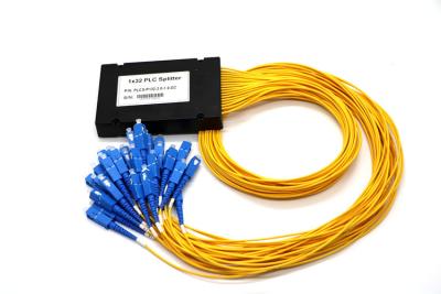 China PLC Digital Optical Cable Splitter , Optical Wire Splitter ABS 1 * 32 For Network for sale