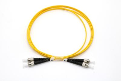 China Singlemode / Multimode Fibre Optic Patch Leads Duplex Cable LC/SC/FC/ST Connector for sale
