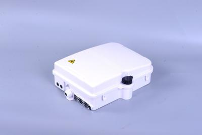 China Wall / Pole Mounted 24 Port Optical Fiber Distribution Box With PLC Splitter for sale